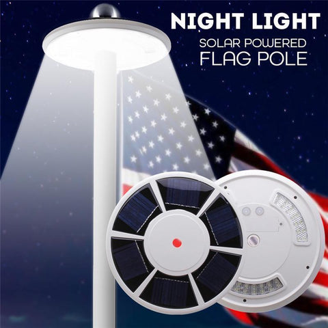 42 LED Solar Flag Pole Light
